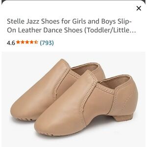 Stelle Jazz Shoes Girls Boys Slip On‎ Leather Dance Shoes Toddler 10T